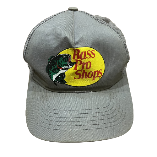 Bass Pro Shops Trucker Style Hat Mesh Snapback “Gone Fishing” Cap